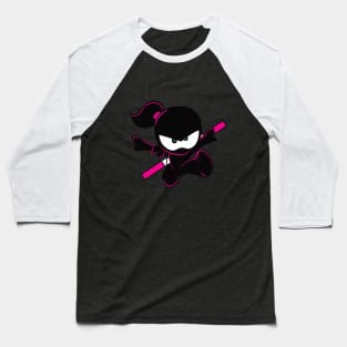 Ninja Kidz Pink Baseball T-Shirt